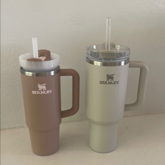 Stanley 30 and 40 oz rose and nude tumblers - Picture 1 of 1